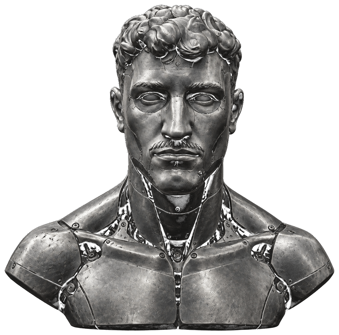 Guglielmo Giannattasio — busto 3D, robotico