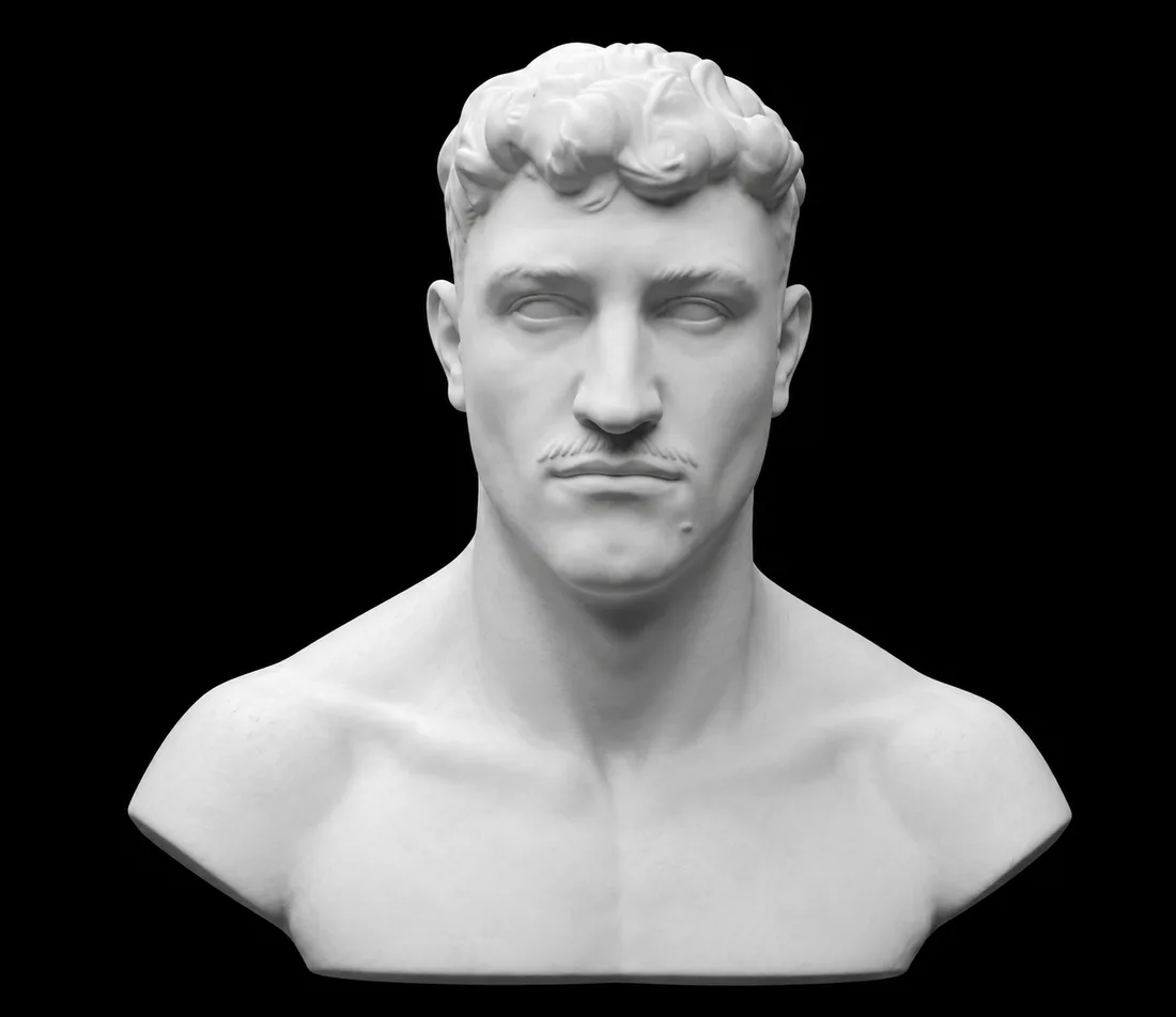 Guglielmo Giannattasio — busto 3D